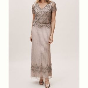 BHLDN Breena Beaded Dress Size 6 NWT